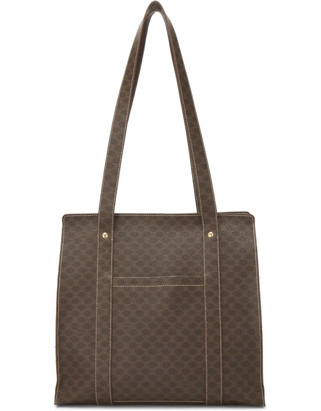 Coated Canvas Macadam Tote