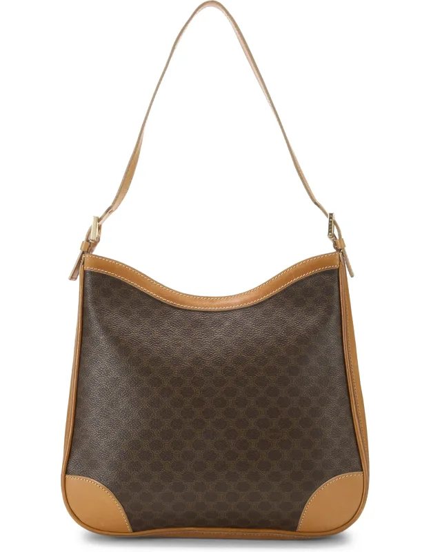 Coated Canvas Macadam Shoulder Bag