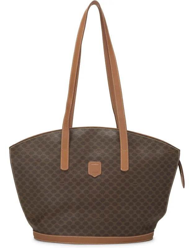 Coated Canvas Macadam Tote