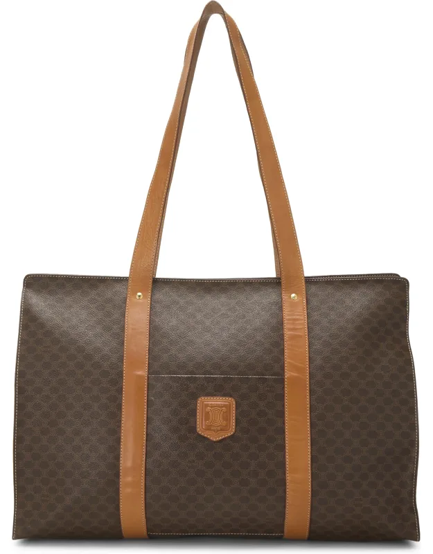 Coated Canvas Macadam Tote