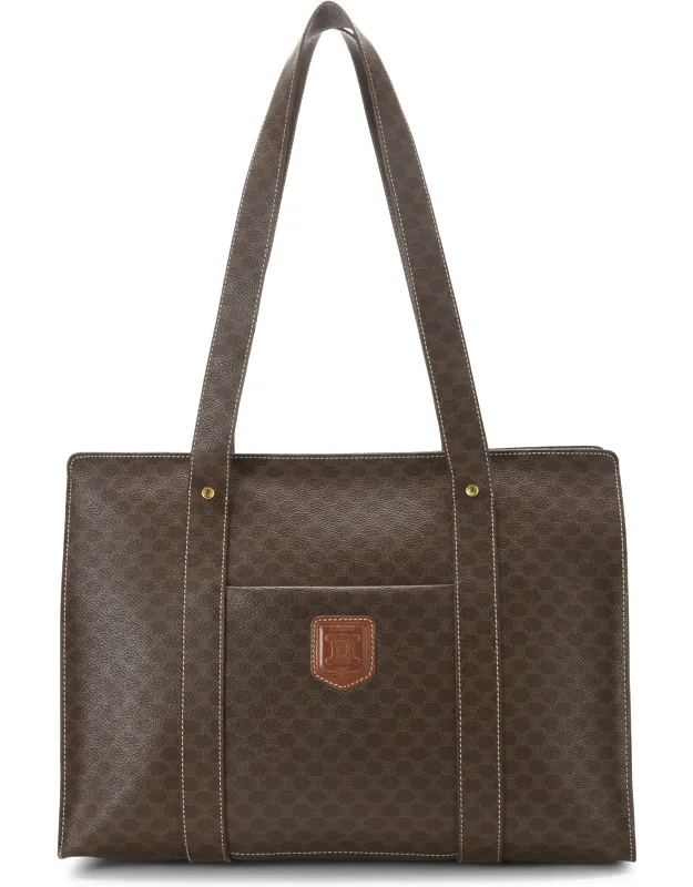 Coated Canvas Macadam Tote