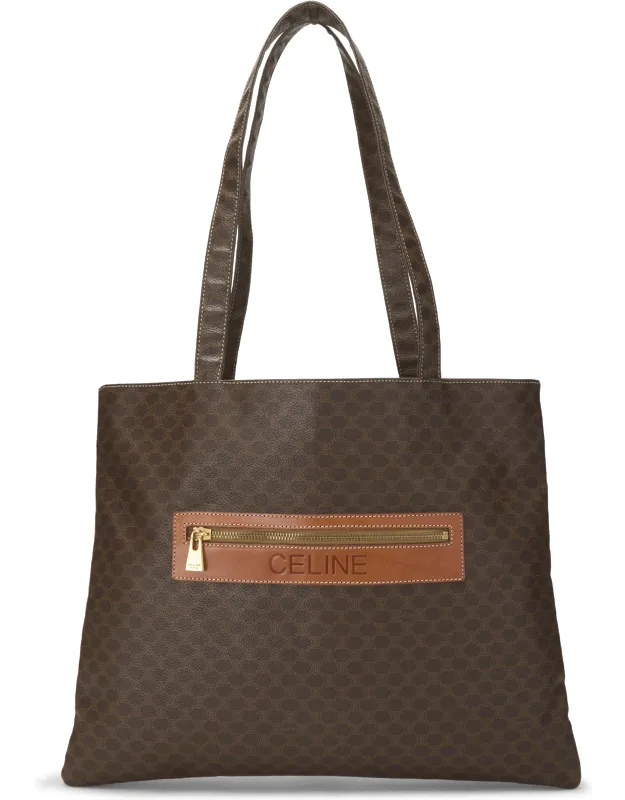 Coated Canvas Macadam Tote