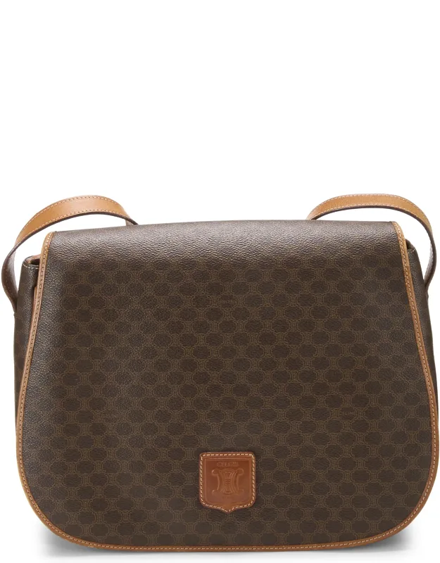 Coated Canvas Macadam Messenger Bag