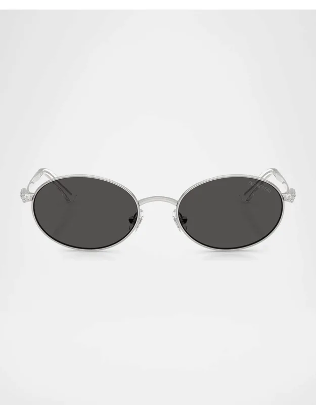 Metal Oval Sunglasses