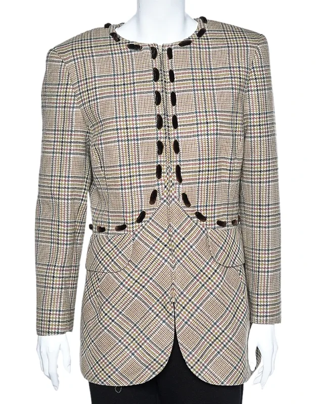Boutique Prince Of Wales Check Wool Blazer