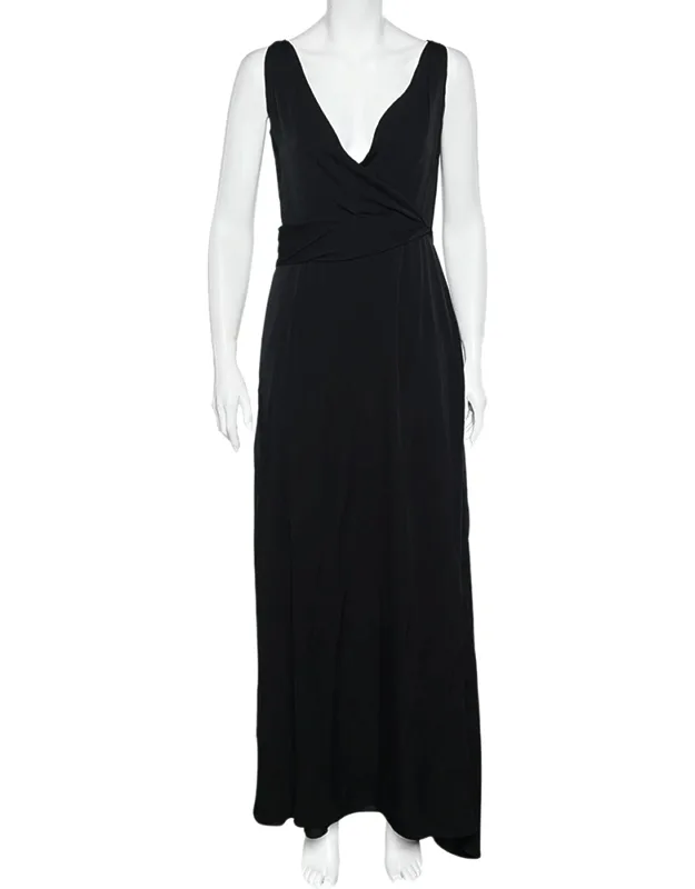 Silk Sleeveless Maxi Dress