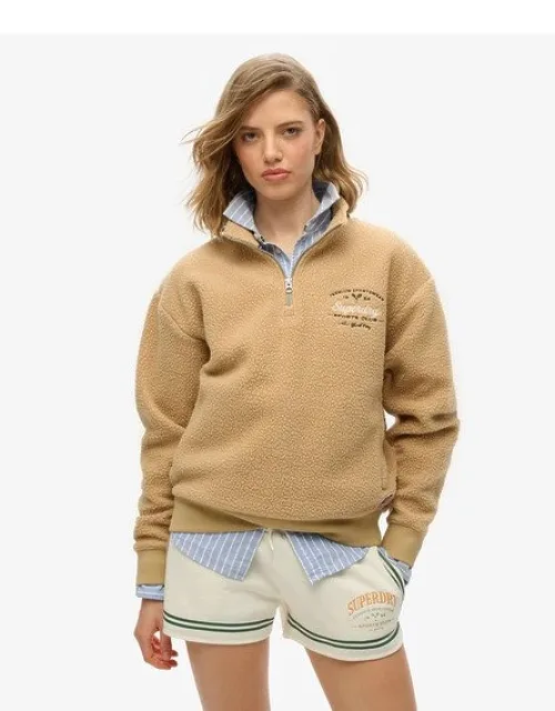 Country Club Fleece Half Zip Sweatshirt