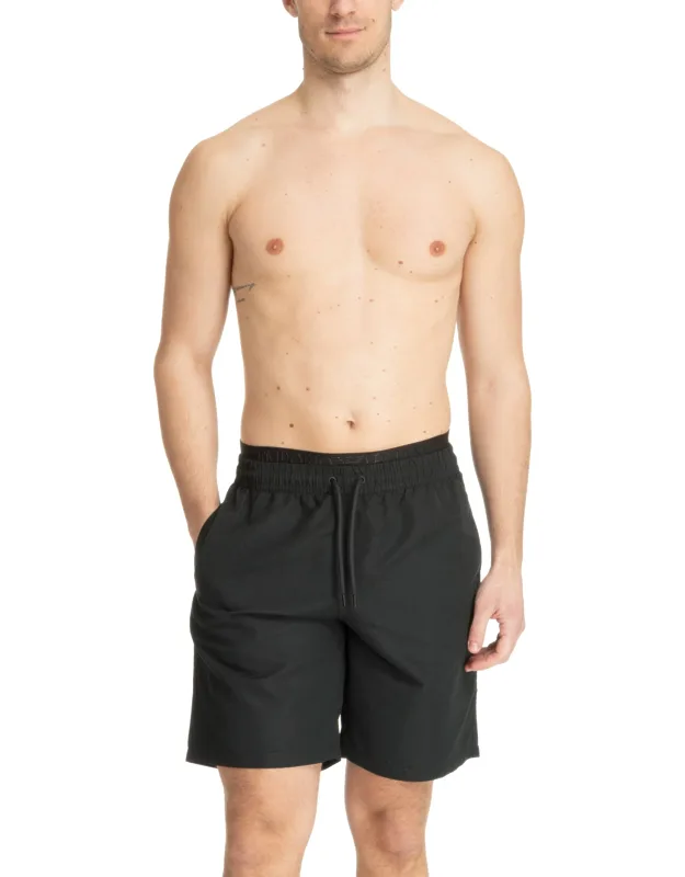 Swim Shorts With Drawstring Closure And Elasticised Waist