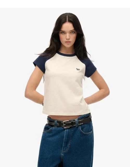 Organic Cotton Essential Logo Raglan T-shirt