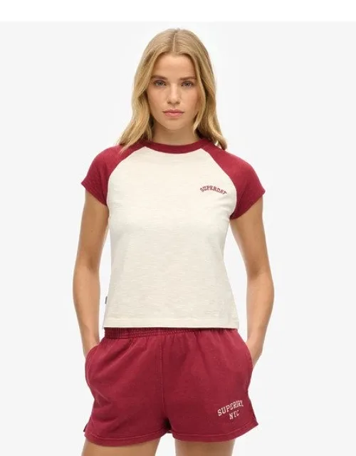 Organic Cotton Essential Logo Raglan T-shirt