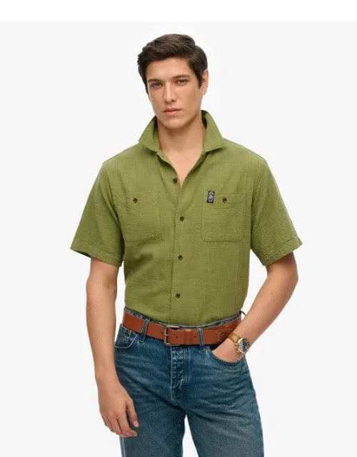 Textured Short Sleeve Shirt