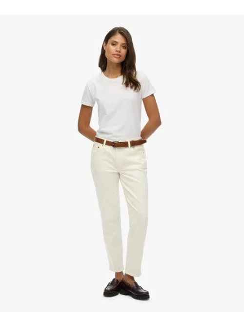 Organic Cotton Mid Rise Slim Jeans