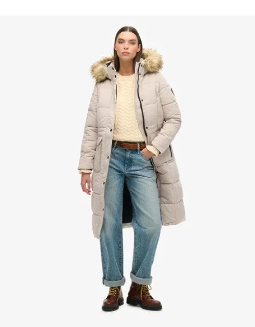 Fully Lined Quilted Everest Longline Puffer Coat