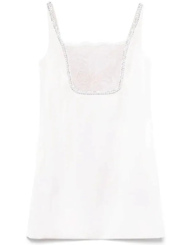 Pink Satin Bow Mini Dress