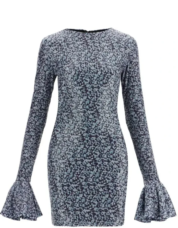 Open-back Sequin Mini Dress