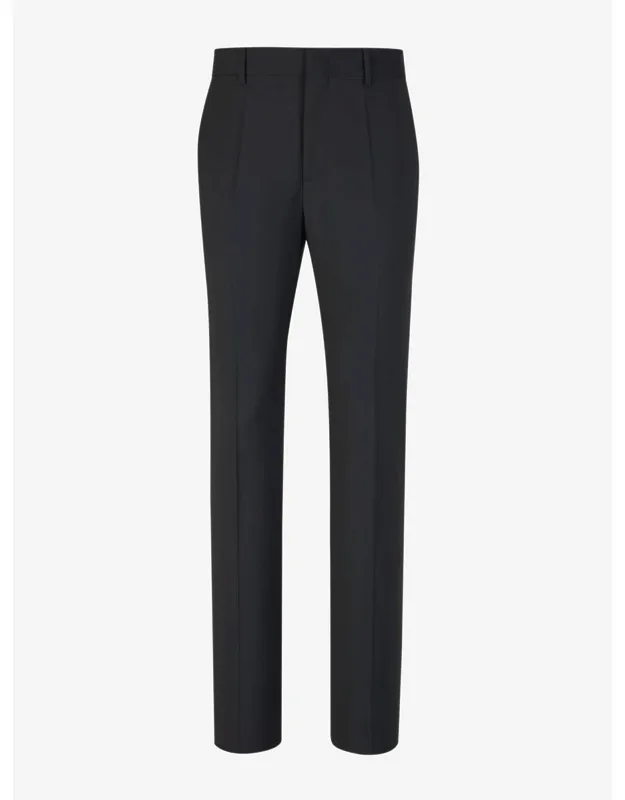 Wool And Mohair Trousers