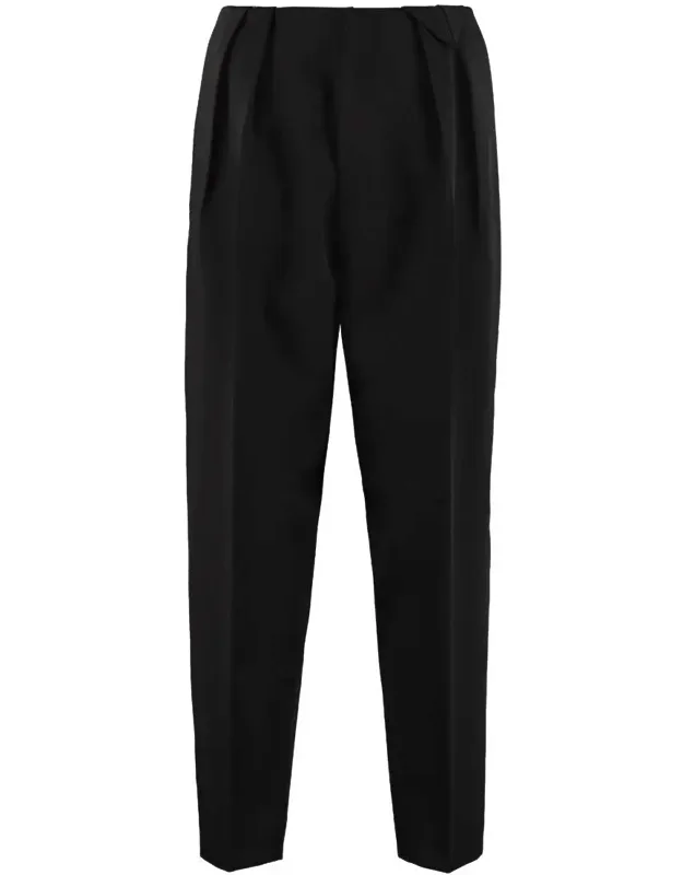 Wool Cropped Trousers