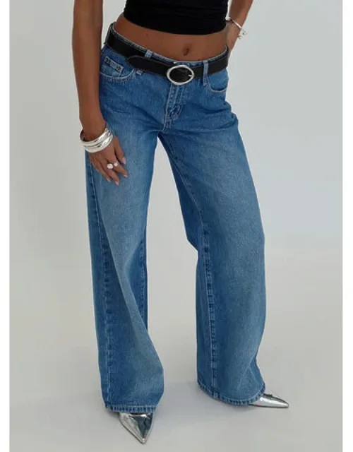 On Sunset Mid Rise Straight Leg Jeans