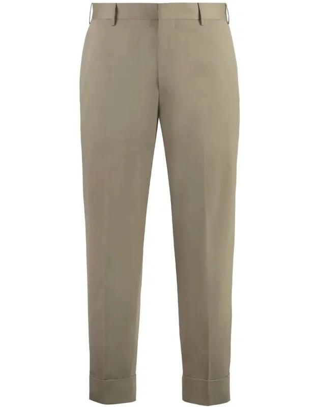 Pt Torino Trousers With Two Side Pockets And Back Welt Pockets
