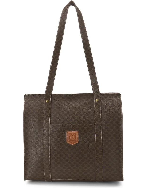 Coated Canvas Macadam Tote