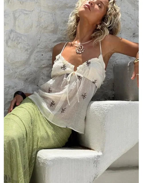 Embroidered Top