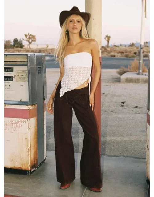 Lace Up Pants