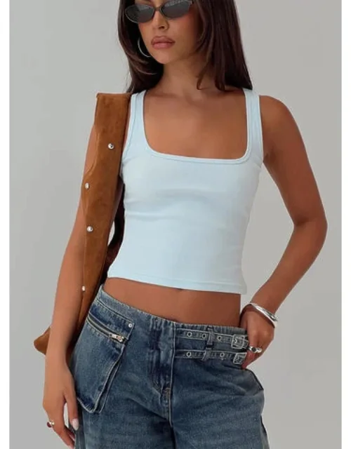Baseline Square Neck Rib Tank Top