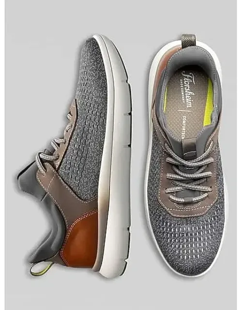 Fleet Knit Elastic Lace Sneakers