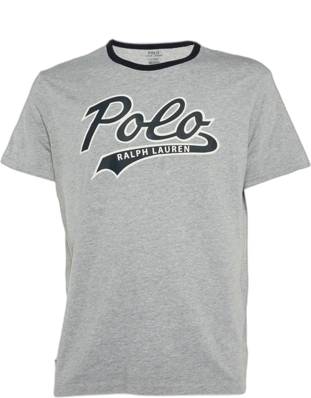 Logo Print Cotton Crew Neck T-shirt