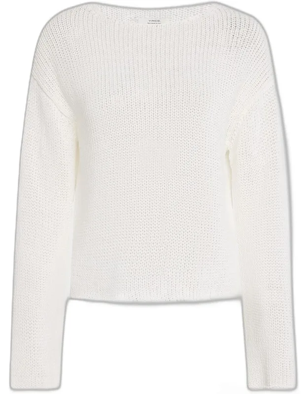 Coated Cotton Pullover