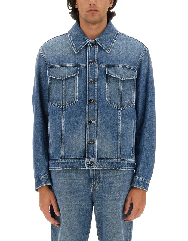 _denim Jacket Made In Italy, Regular Fit_