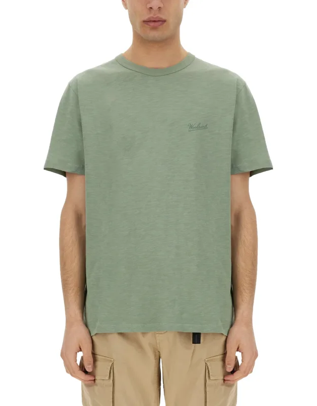Flamed Cotton T-shirt