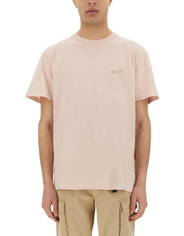 Flamed Cotton T-shirt
