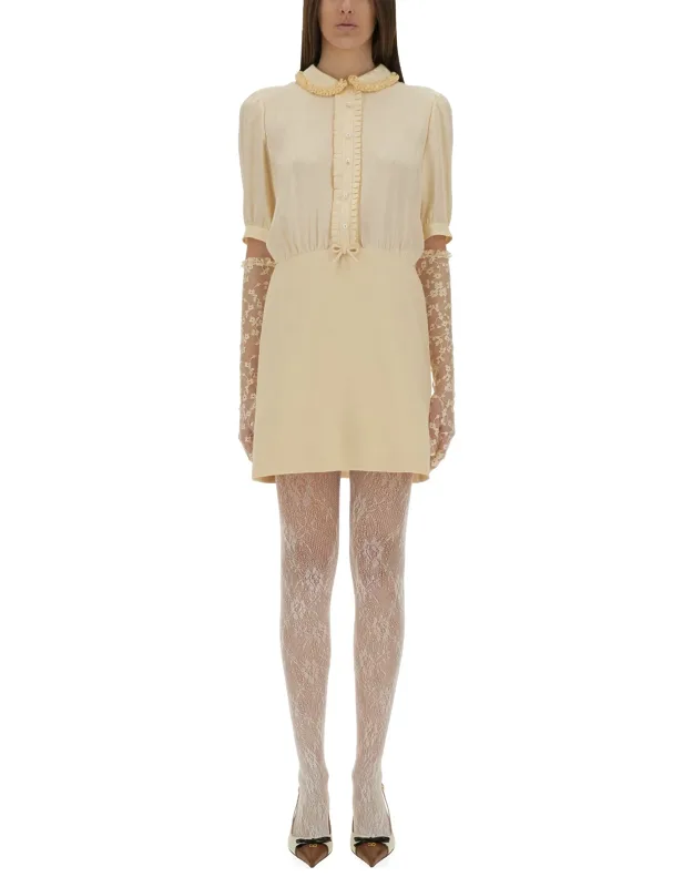 _valentino Crepe Couture Short Dress_