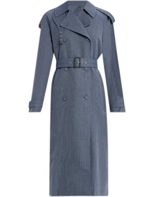 Wool Melange Trench Coat