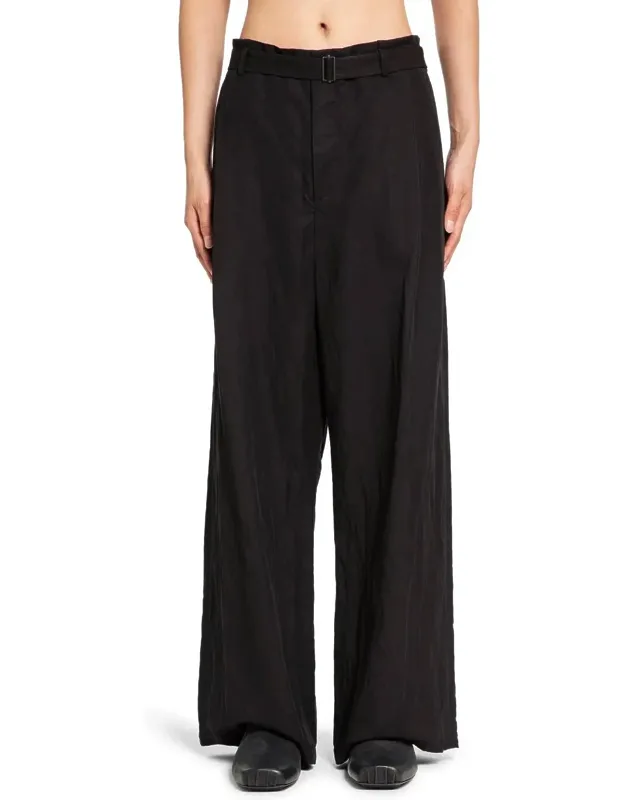 Trousers Plated Wide