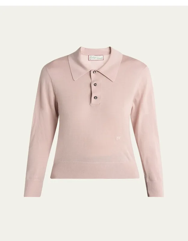 Cashmere Polo Sweater