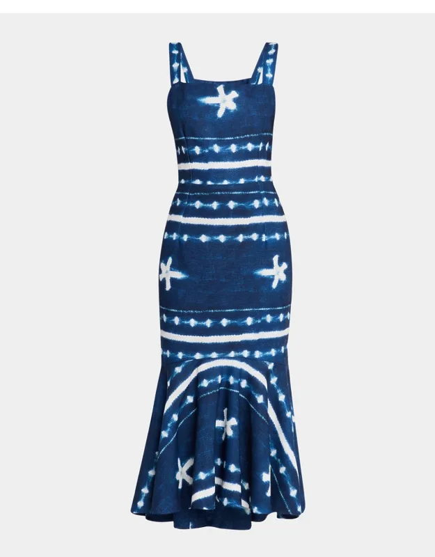 Shibori Midi Dress