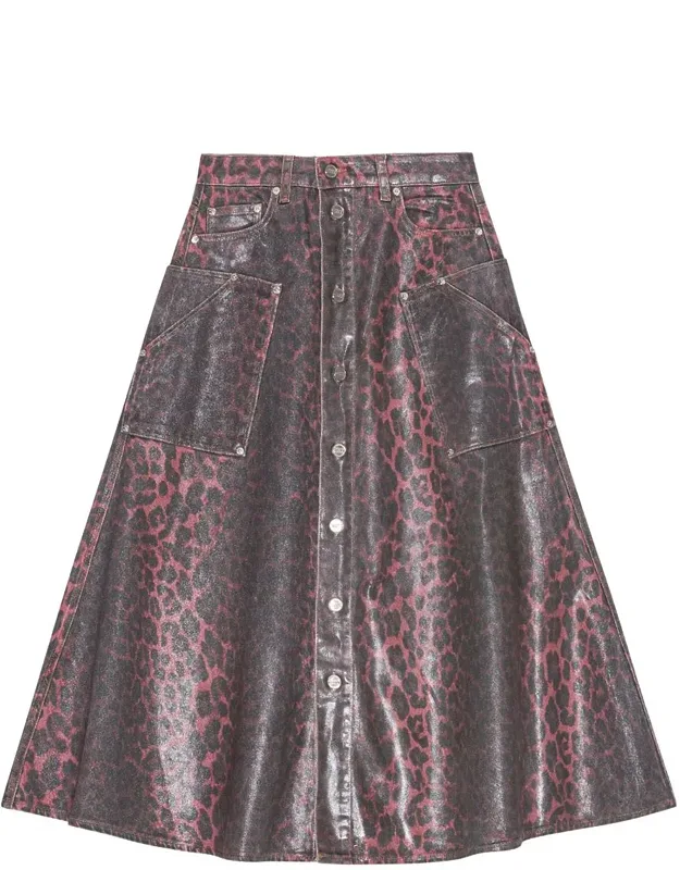 Skirt With Unique Patterns And Lightweight Fabric
