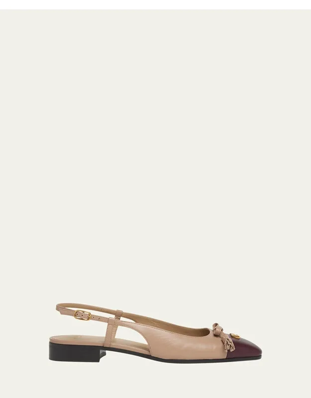 Slingback Ballerina Pumps