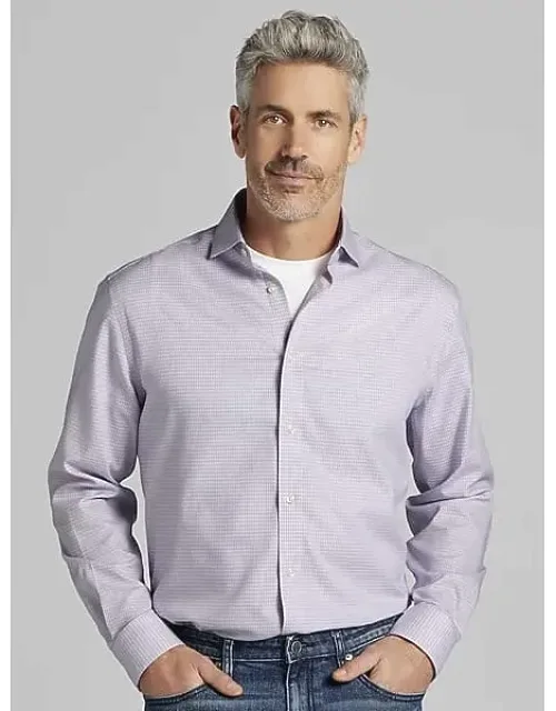 Classic Fit Houndstooth Dress Shirt