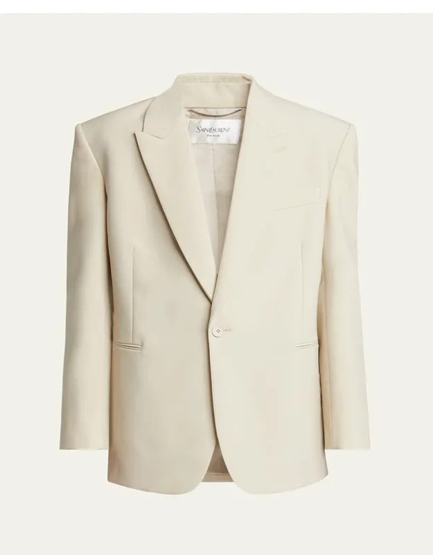 Wool-silk Relaxed Sport Coat