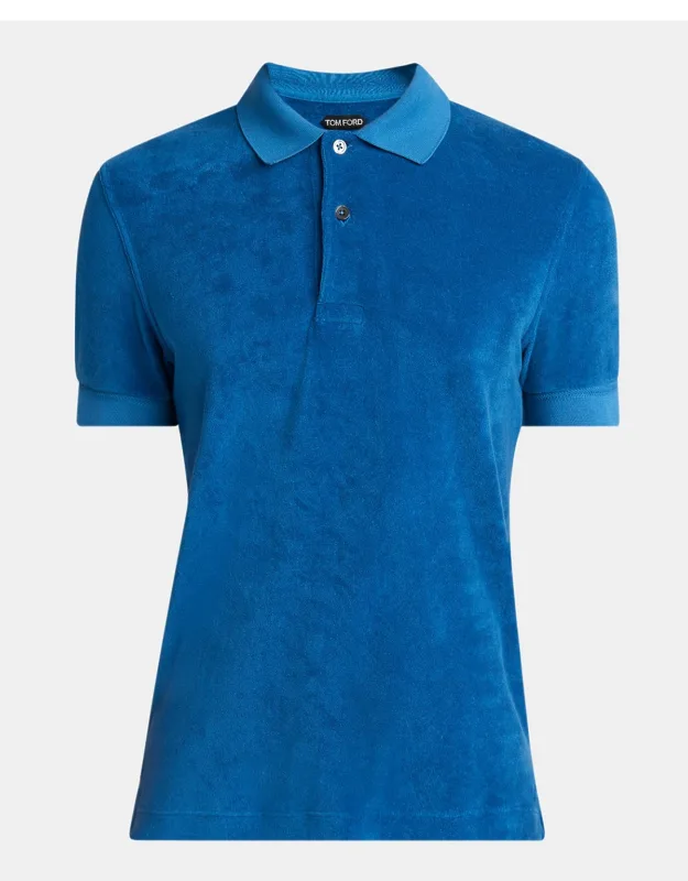 Cotton Terry Polo Shirt
