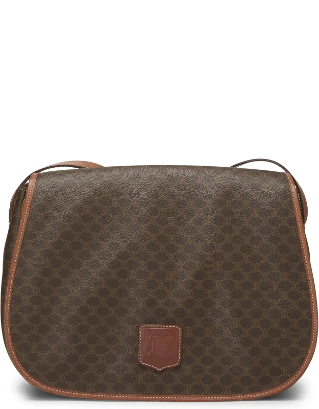Coated Canvas Macadam Messenger Bag