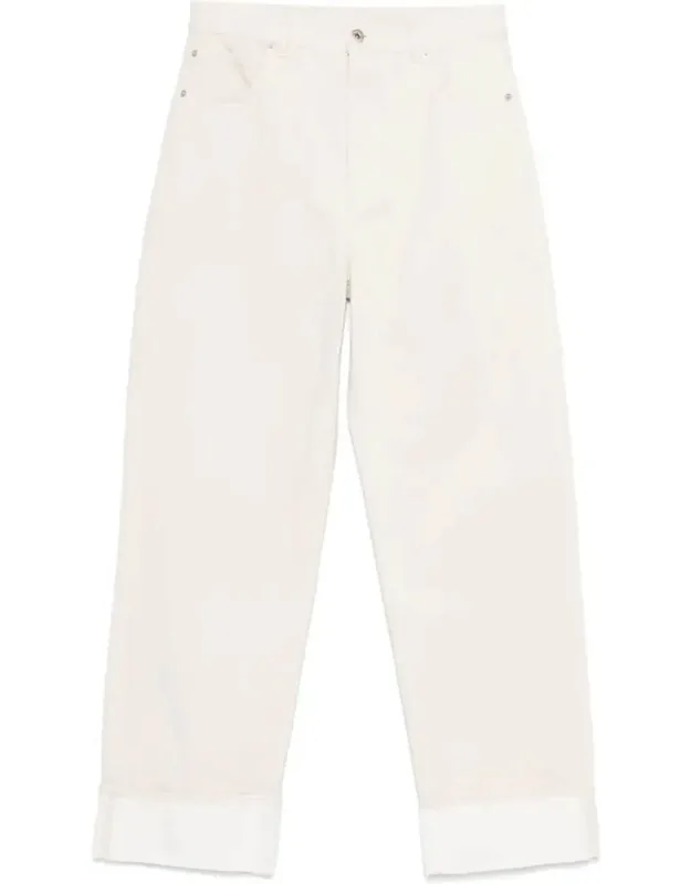 Back Print Straight Leg Jeans