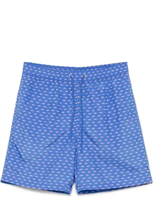 Shark Print Swim Shorts