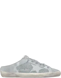 Embroidered Cotton Slide Sneakers