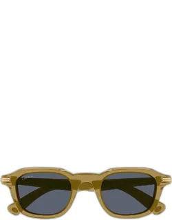 Acetate Rectangle Sunglasses