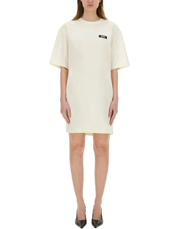Msgm Short Dress Regular Fit