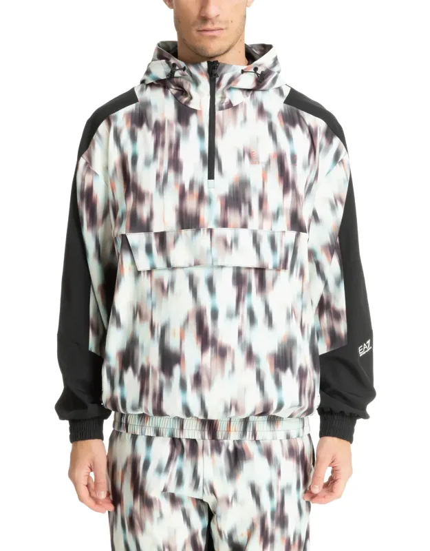 Jacket With Hood And Multipockets
